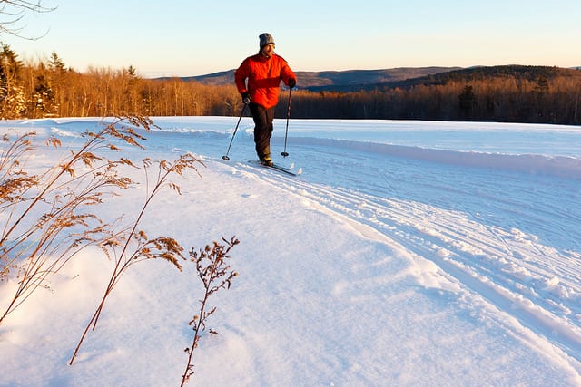 cross country skiing maine
