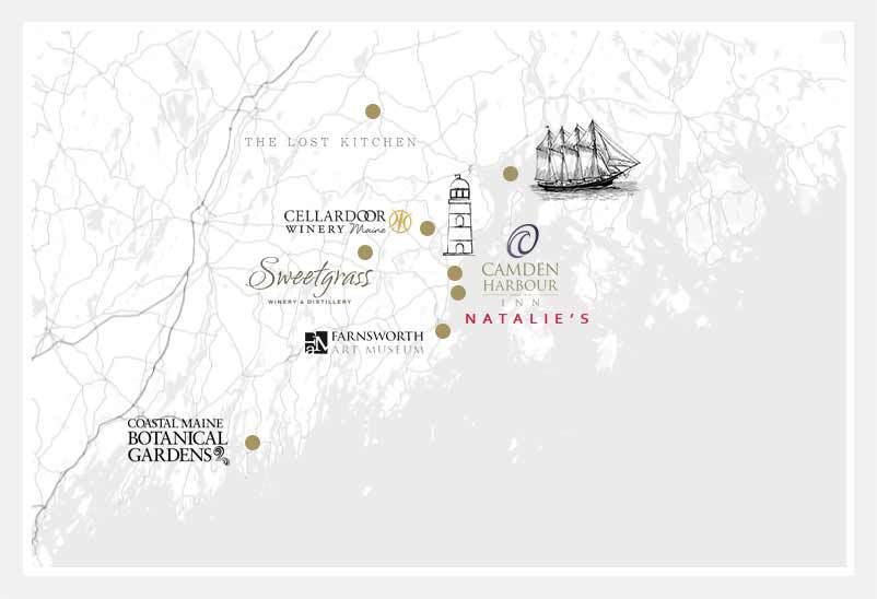 map of mid coast maine